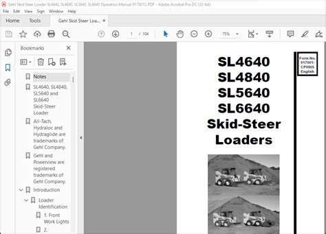 skid steer hydraulic filter restriction indicator after changing oil|GEHL SL4640 OPERATOR'S MANUAL Pdf Download .